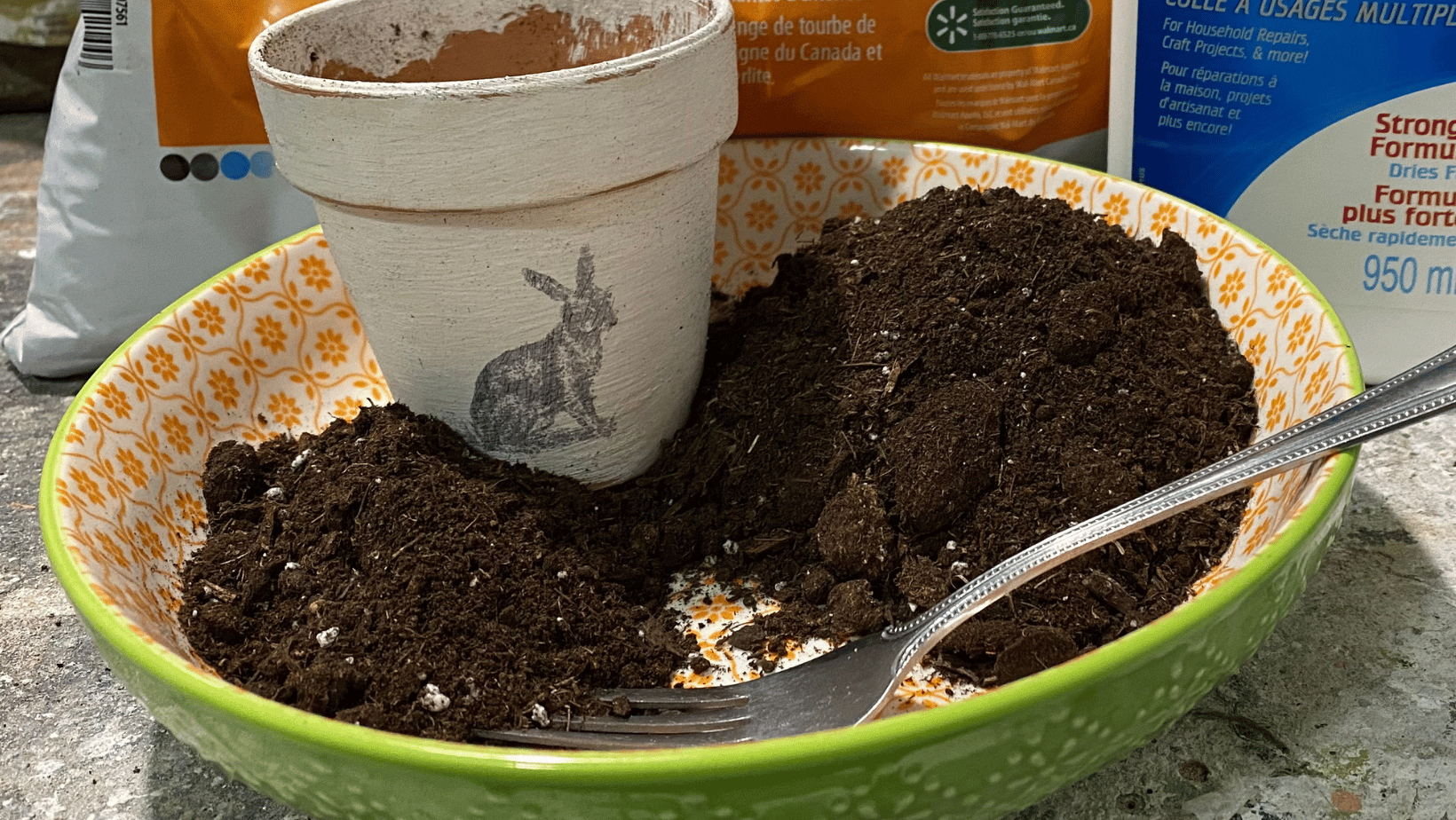 make-fake-plants-look-real-fake-dirt-from-coffee-dreamalittlebigger-10 ⋆  Dream a Little Bigger